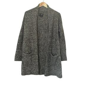 Abercrombie and Fitch Open Front Cardigan Size S Long Line Sweater Pockets